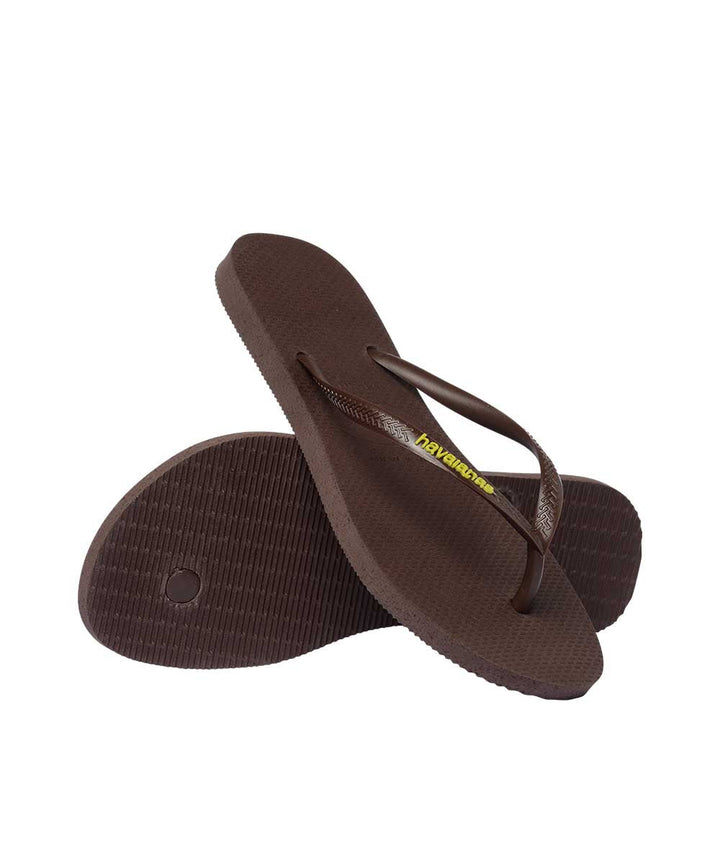 Havaianas Women's Slim Rubber Logo Thong